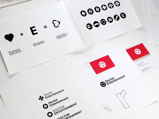 Doctor Entertainment brand identity