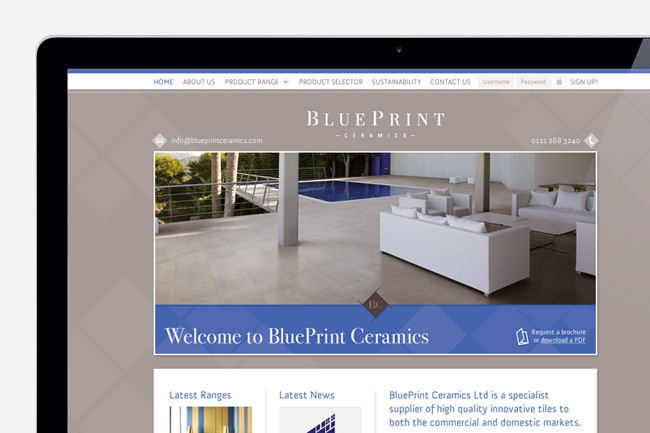BluePrint Ceramics identity design