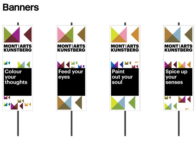 Mont des Arts brand identity