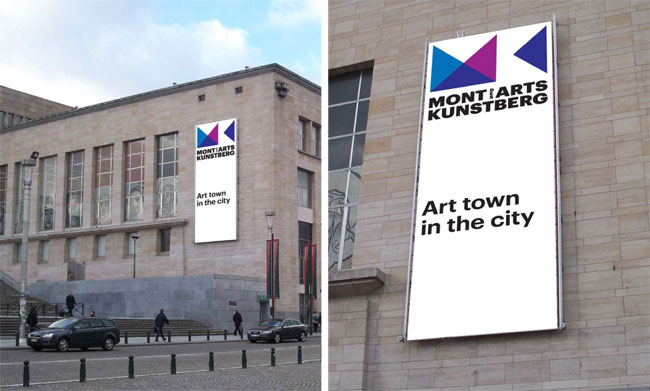 Mont des Arts brand identity