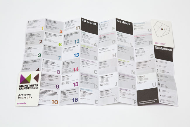 Mont des Arts brand identity