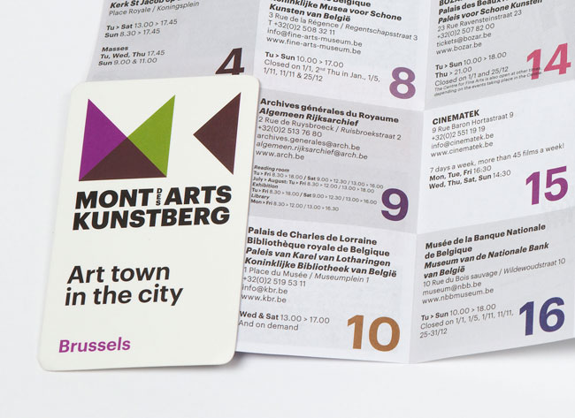 Mont des Arts brand identity