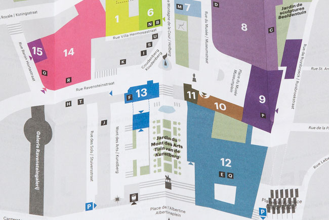 Mont des Arts brand identity