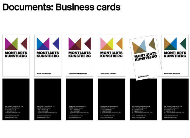 Mont des Arts brand identity
