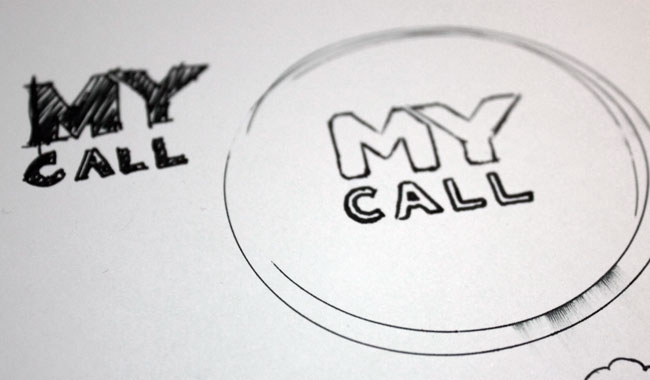 MyCall brand identity design