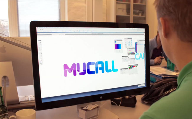MyCall brand identity design