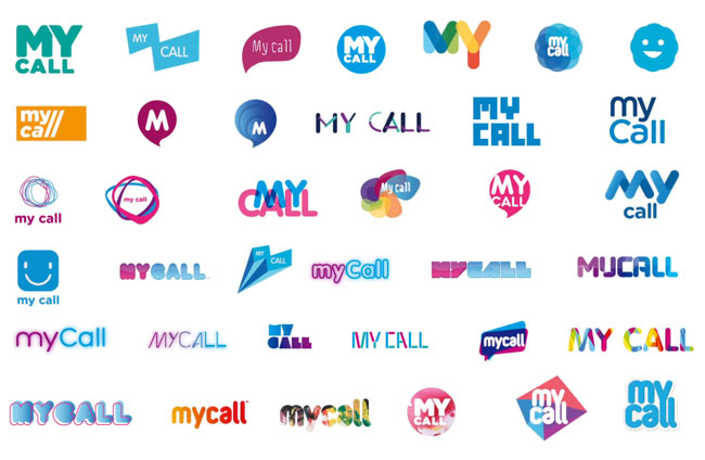 MyCall brand identity design