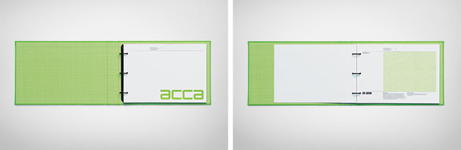 ACCA brand identity design
