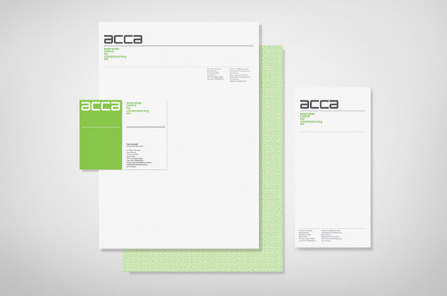 ACCA brand identity design