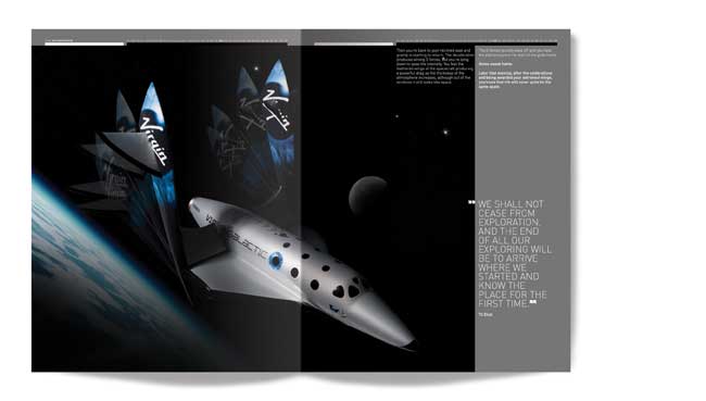 Virgin Galactic branding