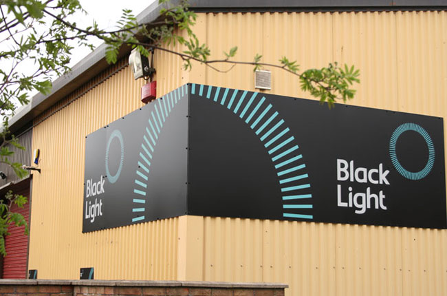 Black Light brand identity