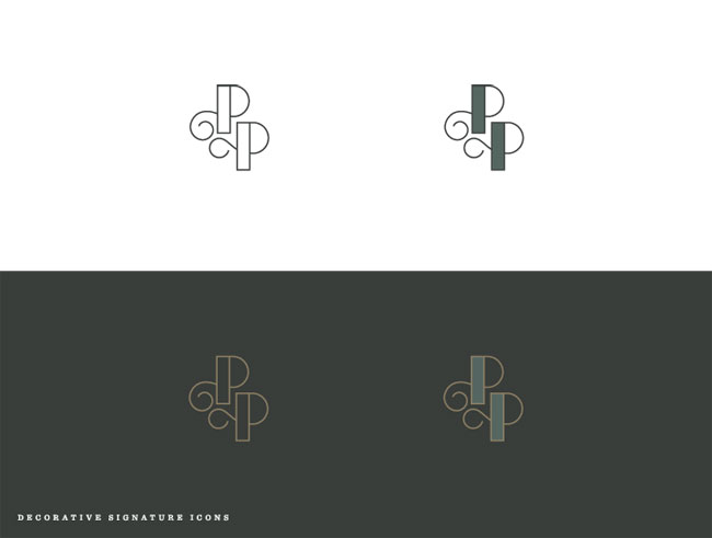 Poogan's Porch identity design