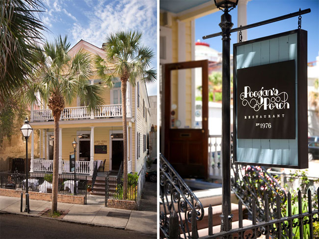 Poogan's Porch identity design