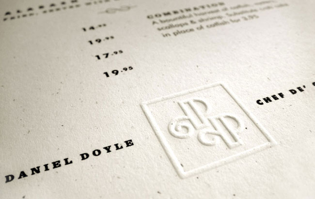 Poogan's Porch identity design