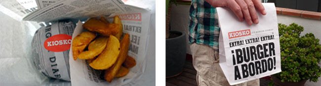Kiosko Burger brand identity