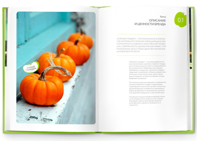The Green Standard brand identity