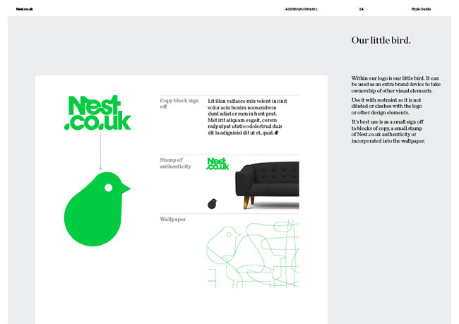 Nest brand identity design
