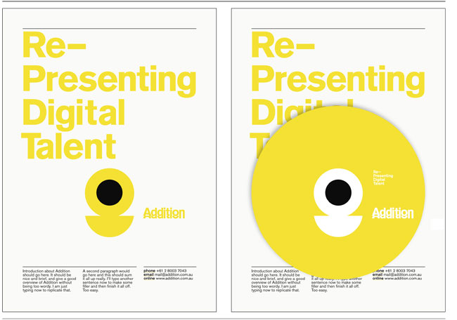 Addition brand identity design