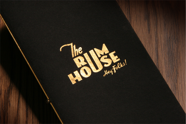 The Rum House menu
