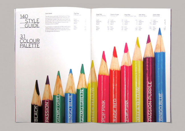 140 identity design