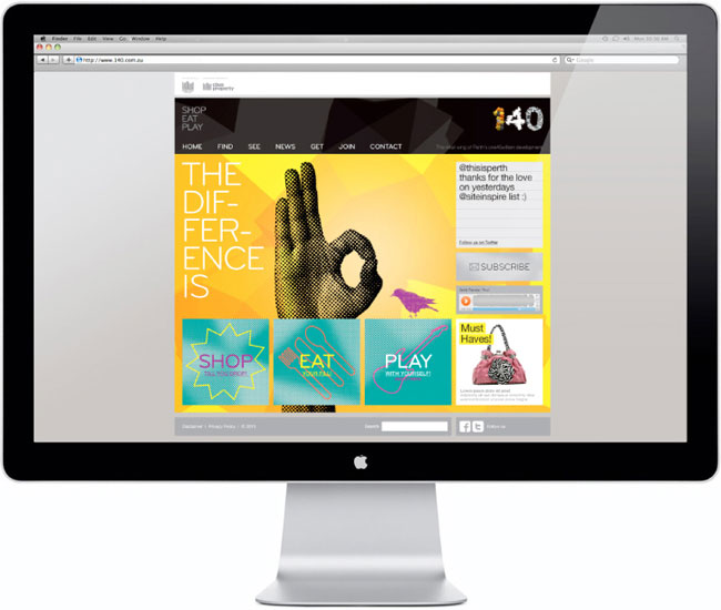 140 identity design