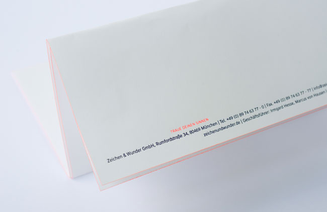 Zeichen & Wunder brand identity