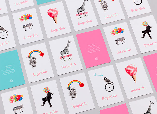 SugarSin brand identity