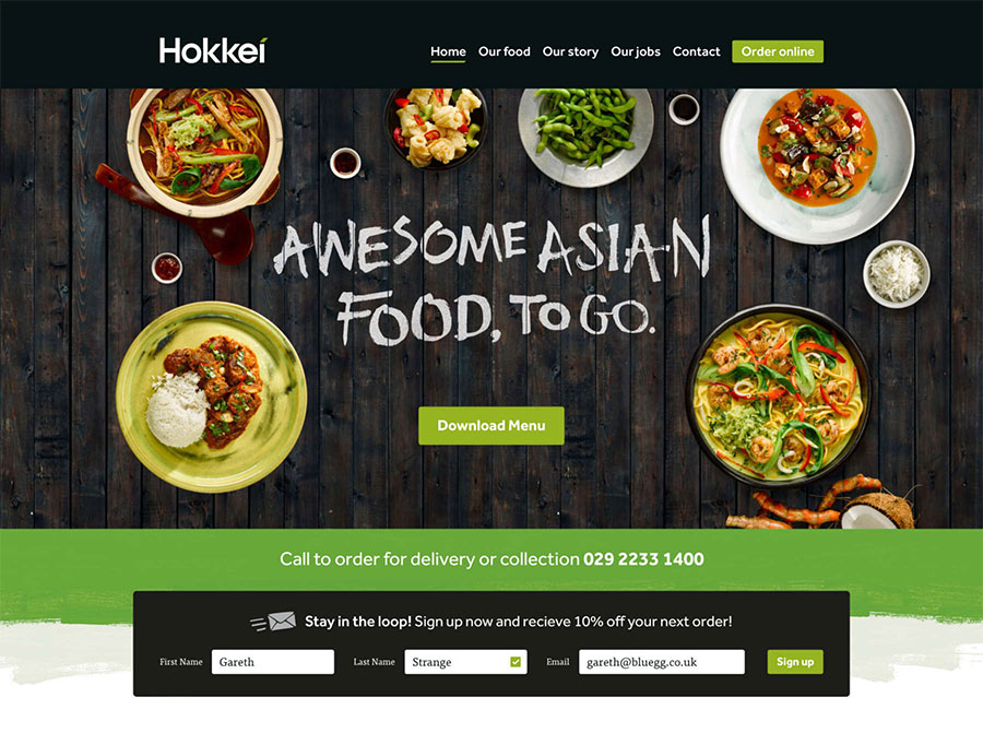 Hokkei brand identity
