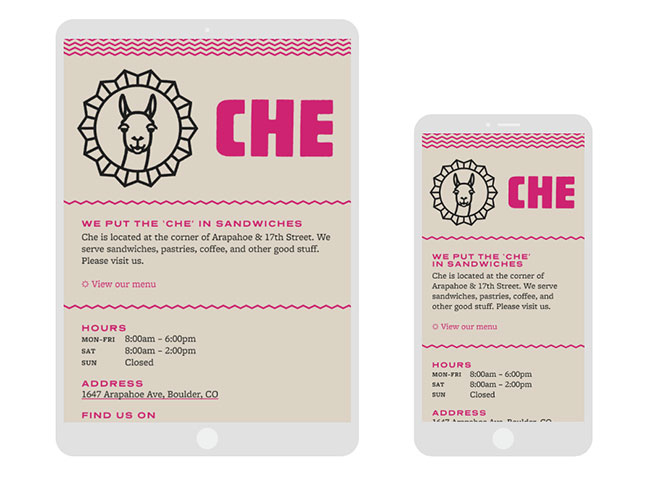 Cafe Che identity design