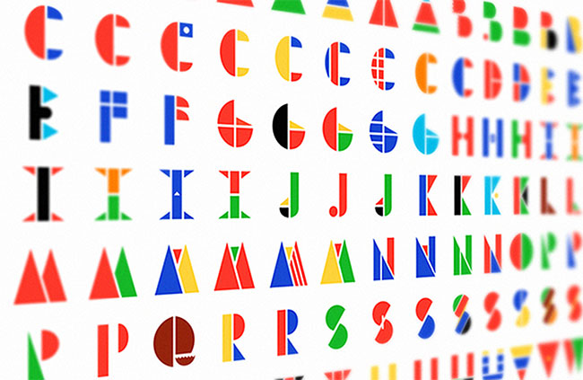 Multinational typeface