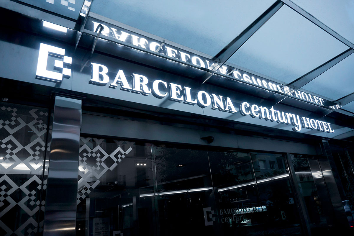 Barcelona Century Hotel identity