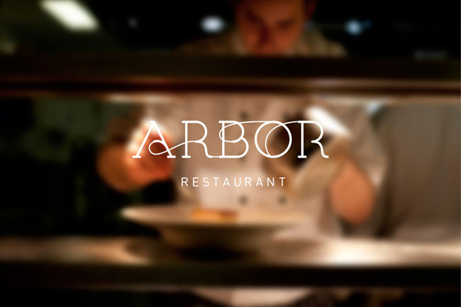 Arbor Restaurant identity design
