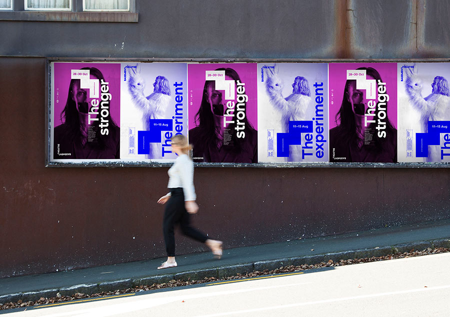 Basement Theatre identity design
