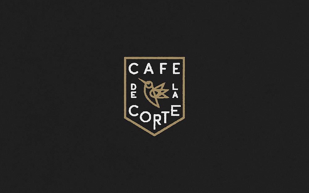 Cafe De La Corte identity