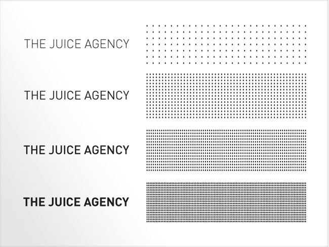 The Juice Agency brand identity