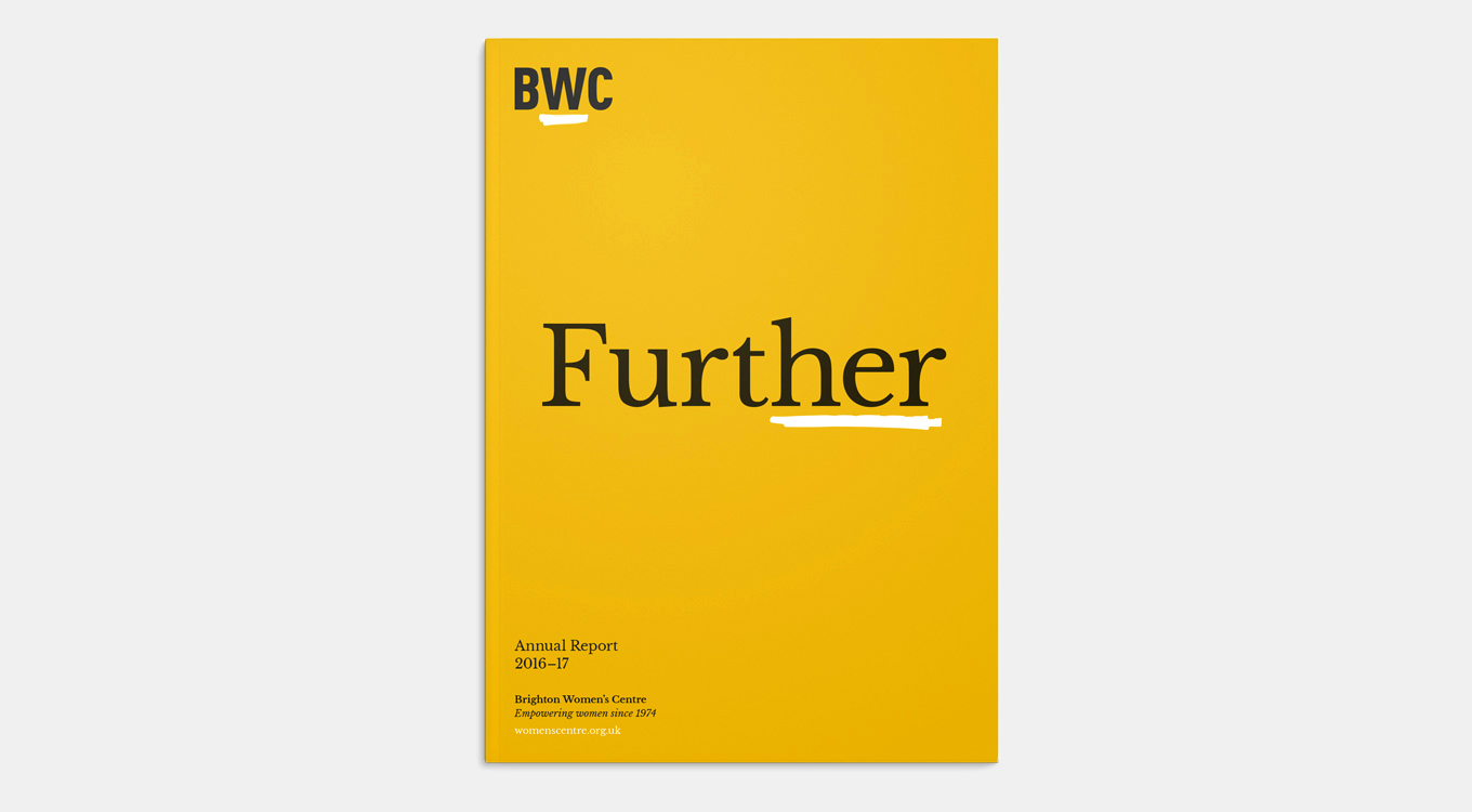BWC (Brighton Women’s Centre) Identity Designed