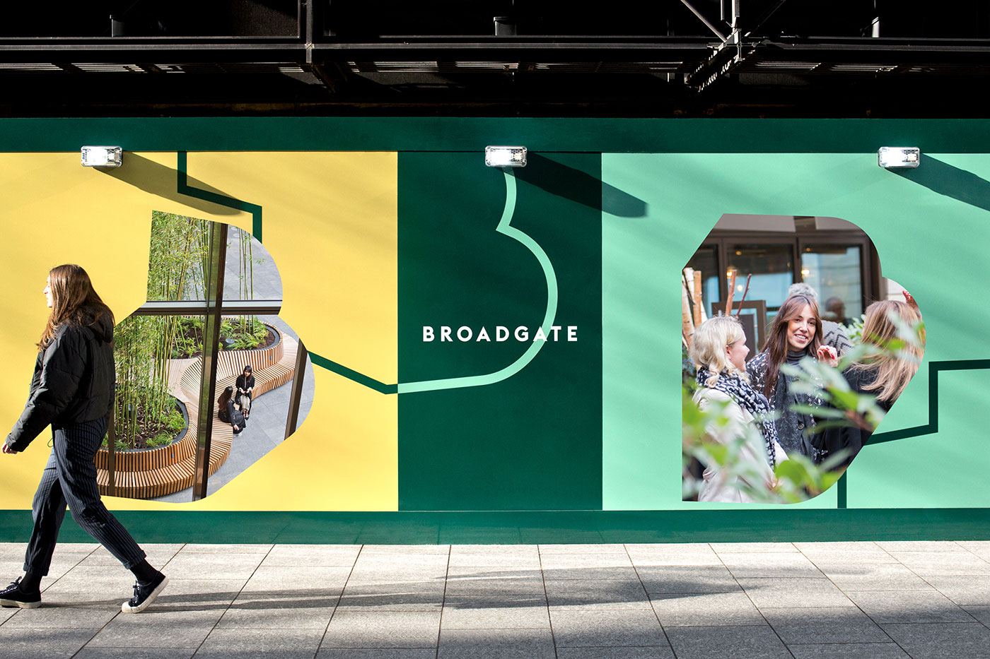 Broadgate logo and identity
