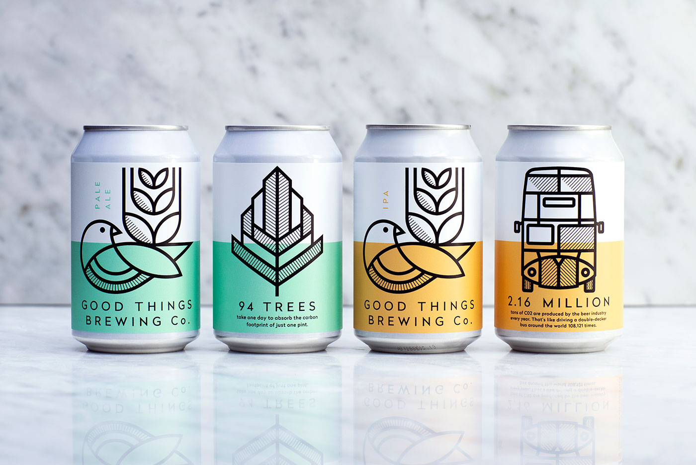 Good Things Brewing Co., branding by Horse, London | Identity Designed