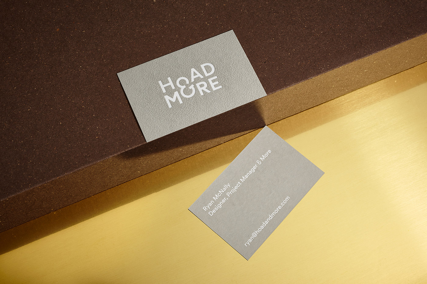 Hoad & More business card design