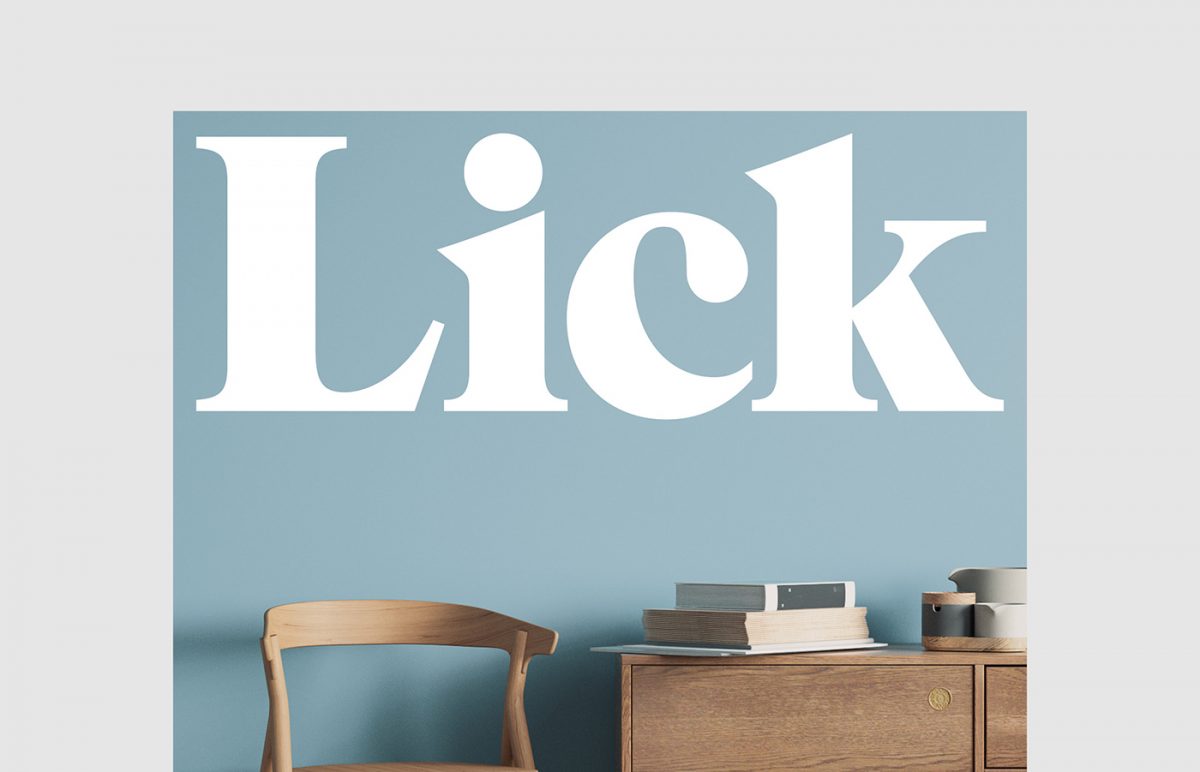 Lick logo and identity by Two Times Elliott Identity Designed