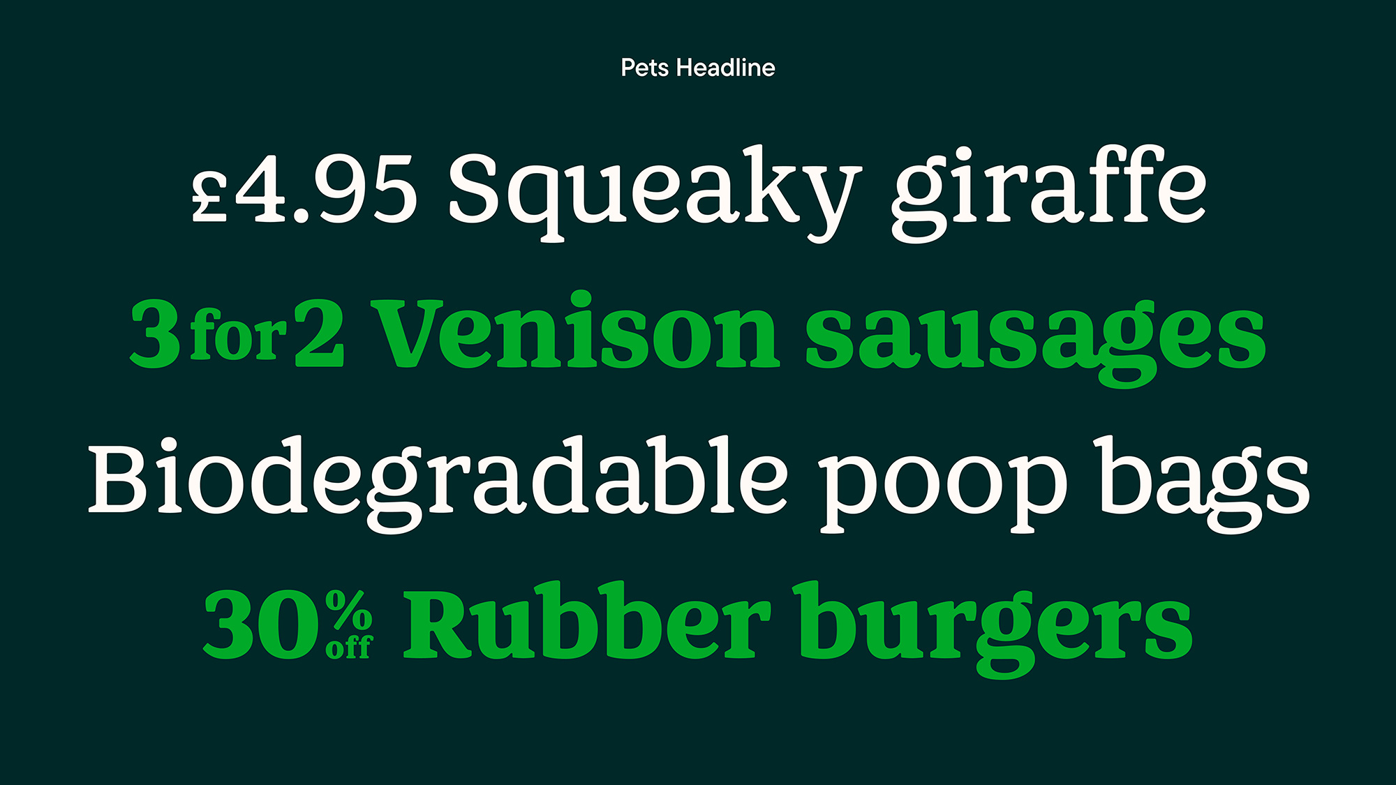 Pets at Home typeface
