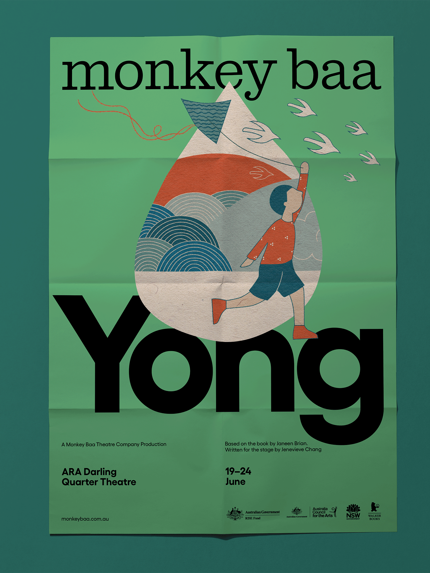 Monkey Baa poster design