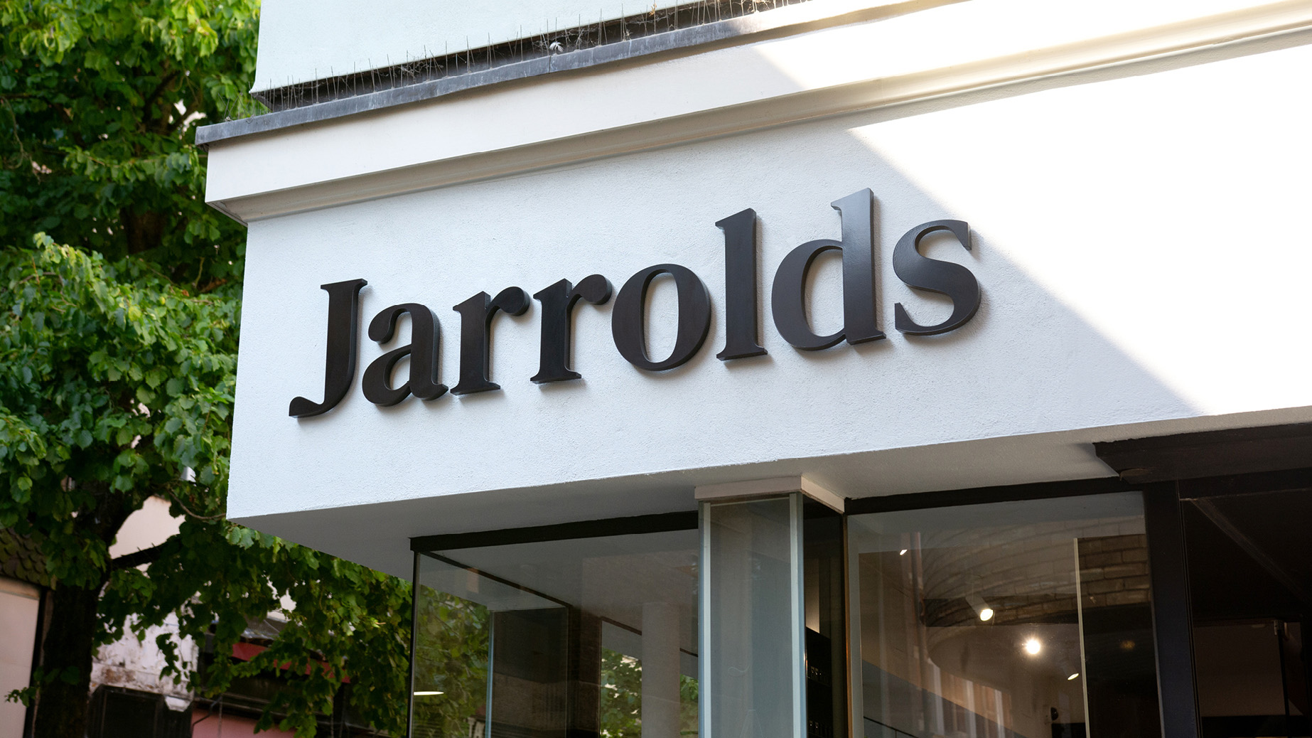 Jarrolds logo signage
